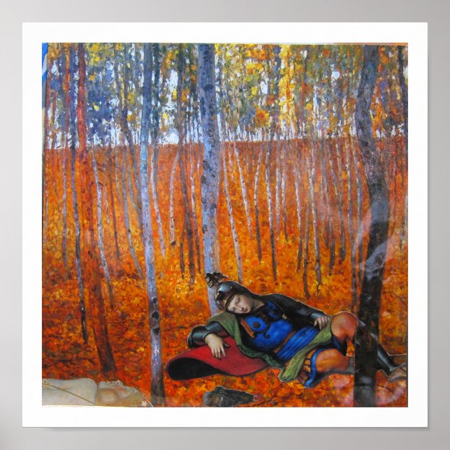 Der verzauberte Wald - Ein Feenmärchen - Collage-K Poster (Vorne)