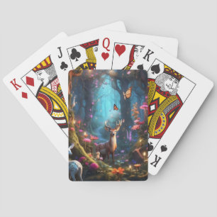Der verzauberte Wald - eine mystische Oase Spielkarten