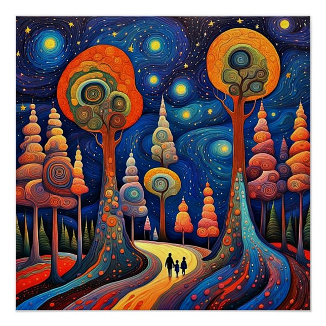 Der verzauberte Wald in Starlight Poster (Vorderseite)