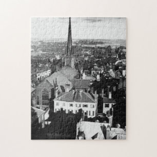 Der verzierte Helm einer Kirche in Boston Puzzle