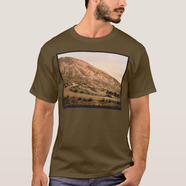 Der Vesuv, Straße und Eisenbahn, Neapel, Italien V T-Shirt (Vorderseite)