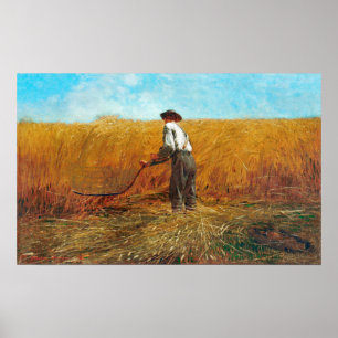 Der Veteran in einem neuen Feld (1865) von Winslow Poster