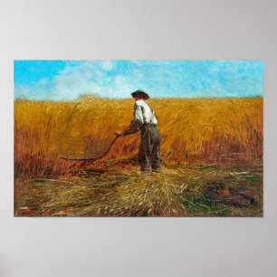 Der Veteran in einem neuen Feld   Winslow Homer   Poster