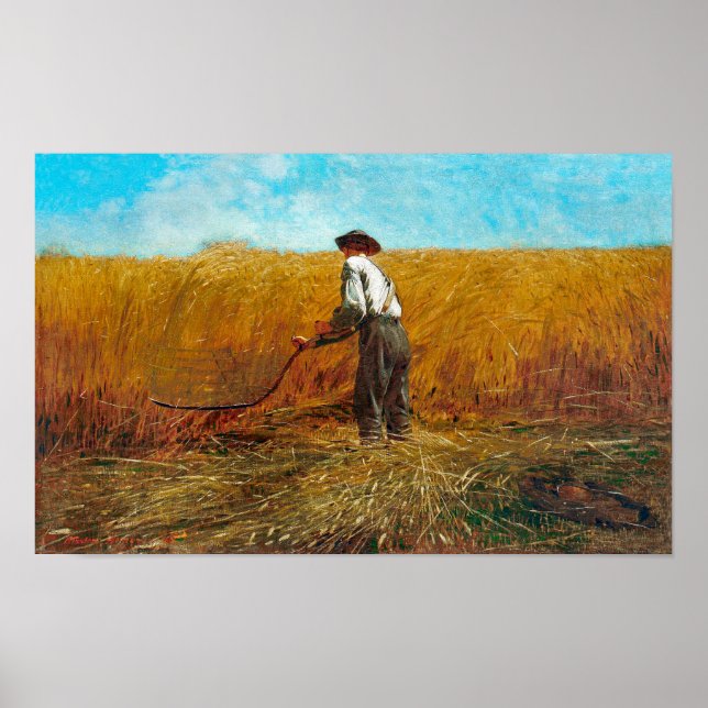 Der Veteran in einem neuen Feld | Winslow Homer | Poster (Vorne)