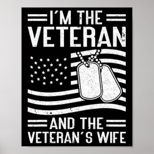 Der Veteran und die Ehefrau der Veteranen sind sto Poster