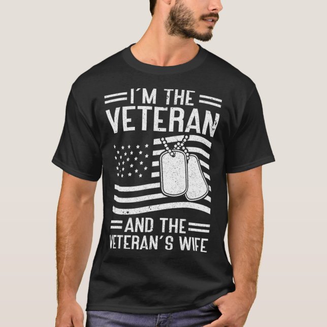 Der Veteran und die Ehefrau der Veteranen sind sto T-Shirt (Vorderseite)
