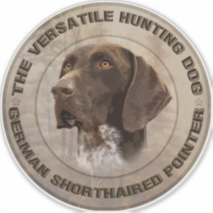 Der vielseitige Jagdhund Aufkleber