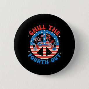 Der vierte Ausgang 4. Juli Patriotisch Unabhängig Button