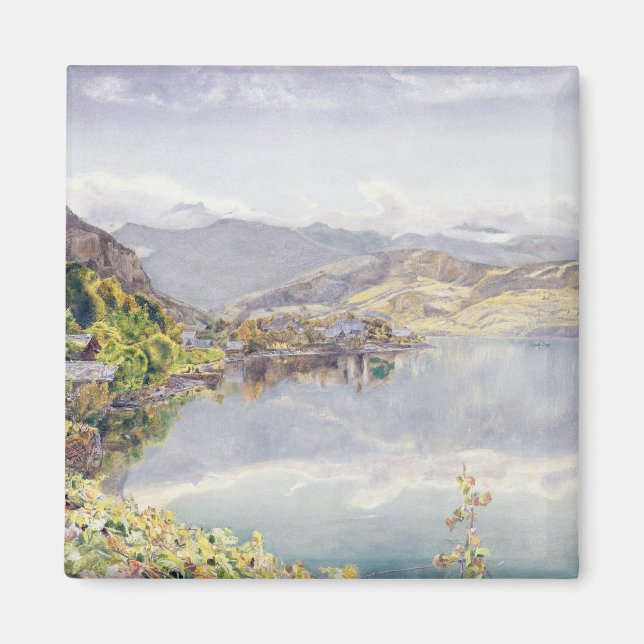 Der Vierwaldstättersee, Pilatus im Hintergrund Magnet (Vorne)