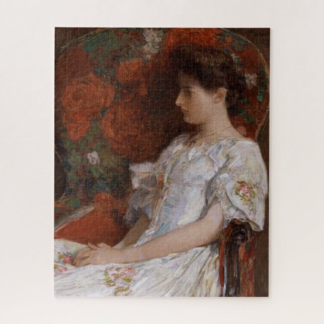 Der Viktorianische Vorsitz von Childe Hassam Puzzle (Vertikal)