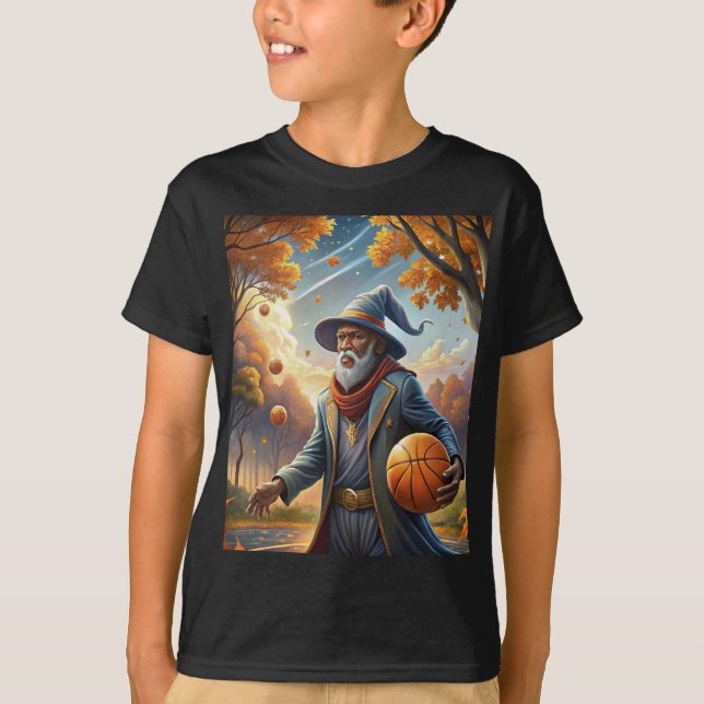 Der Vintage Basketballassistent T-Shirt (Vorderseite)