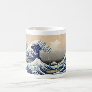 Der Vintage Fujisan und Welle Kaffeetasse