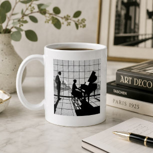Der Vintage Pianist Tasse