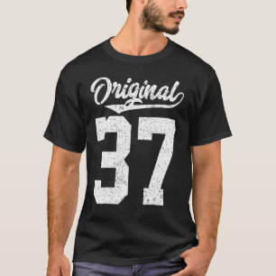 Der Vintage Stil ist mein 37. Geburtstag T-Shirt
