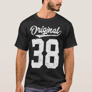 Der Vintage Stil ist mein 38. Geburtstag T-Shirt