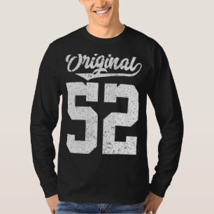 Der Vintage Stil ist mein 52. Geburtstag T-Shirt