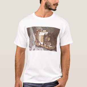 Der Vintage T - Shirt der Presse-Kamera-Männer