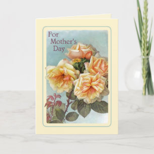 Der Vintage Tag der Mutter Karte