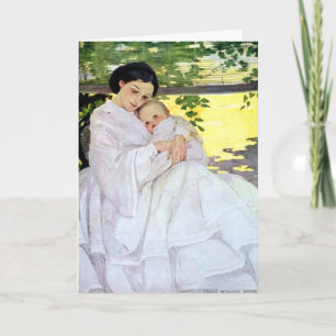 Der Vintage Tag der Willcox Mutter-u. Baby-Mutter Karte