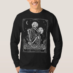 Der Vintage Tarot Card Astrologie Skull Horror Occ T-Shirt