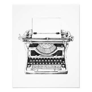 Der Vintage Typwriter Fotodruck