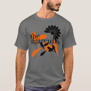 Der Vintage verblasste Stil der Zuckerwürfel T-Shirt