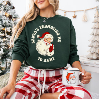 Der Vintage Weihnachtsmann hat mich zu Weihnachten Sweatshirt