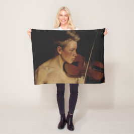 Der Violinist (männliche Musikerin) (von Pekka Hal Fleecedecke