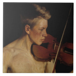 Der Violinist (männliche Musikerin) (von Pekka Hal Fliese