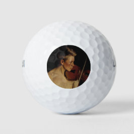 Der Violinist (männliche Musikerin) (von Pekka Hal Golfball