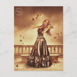 Der Violinist (Postkarte) Postkarte