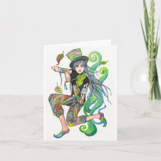 Der Violinspieler Karte (Vorderseite)