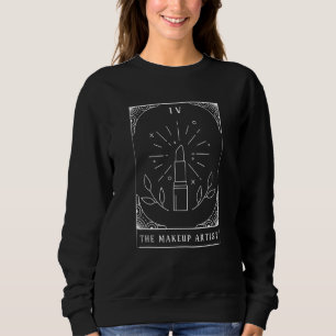 Der Visagist  Tarotkarte Vintage Hexe Gothic Sweatshirt