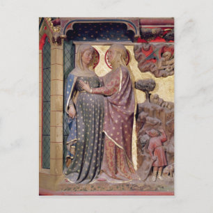 Der Visitation, 1340-51 Postkarte