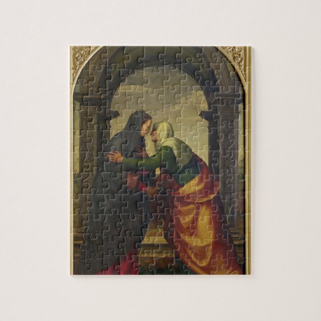 Der Visitation von St. Elizabeth zur Jungfrau Mary Puzzle (Vertikal)