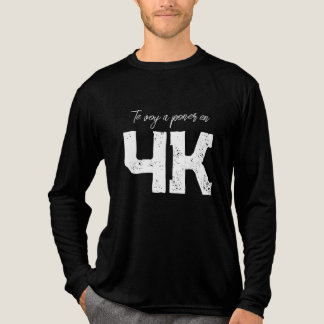 Der Voe ein Poner en 4k Tri-Blend Shirt