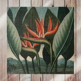 Der Vogel des Paradieses Vintager Florentiner Temp Puzzle
