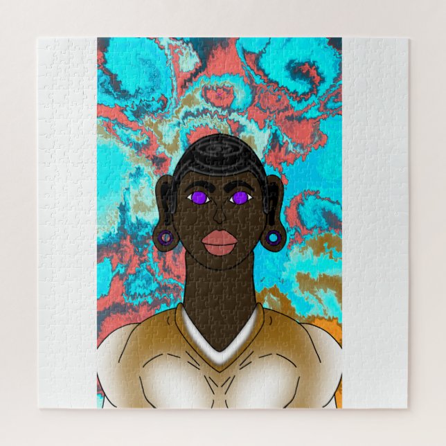 Der Vogel des Universums, die Energie der Liebe Puzzle (Vertikal)