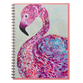 Der Vogel eines anderen Color Spiral-Notebooks Notizblock