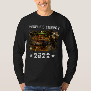 Der Volkskonvoi 2022 Amerika - Freiheit für Lastkr T-Shirt