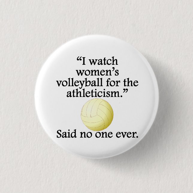 Der Volleyball der Frauen Button (Vorderseite)
