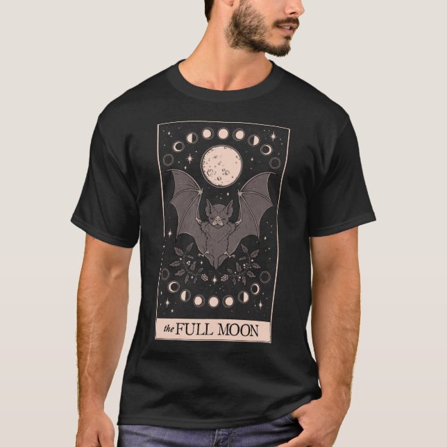 Der Vollmond lustig T-Shirt (Vorderseite)