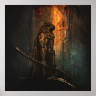 Der Vollstrecker - Fantasy Art Print Poster