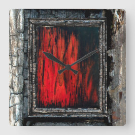 Der Vollstrecker Quadratische Wanduhr