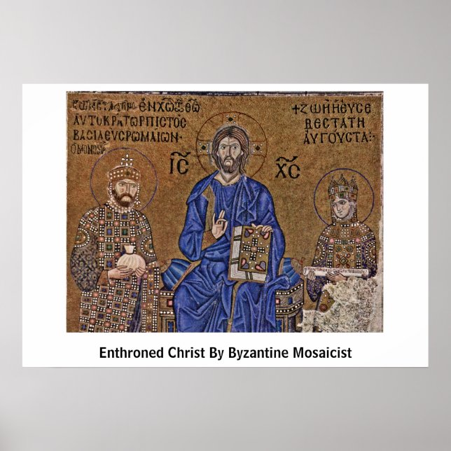 Der von dem byzantinischen Mosaikisten bewunderte  Poster (Vorne)