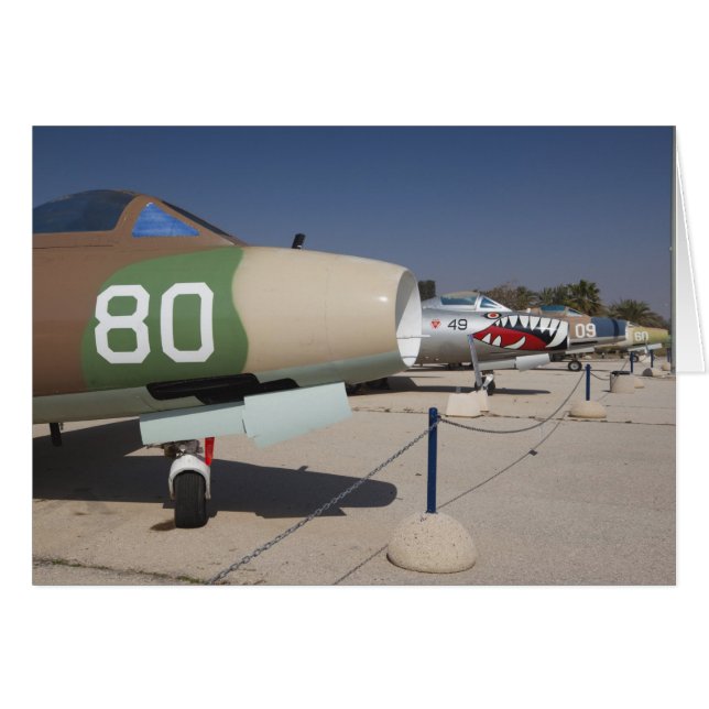 Der von Frankreich gebaute Mystere-Kämpfer (Vorderseite (Horizontal))