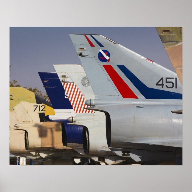 Der von Israel gebaute Kfir-Kämpfer Poster (Vorne)