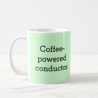 Der von Kaffee angetriebene Musiker Kaffeetasse