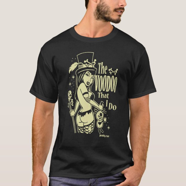 DER VOODOO, DEN ICH MACHE, FRAU T-Shirt (Vorderseite)
