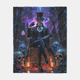 Der Voodoo-Gentleman Baron Samedi Fleecedecke
